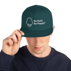 Be Bald. Be Happy! Snapback Hat
